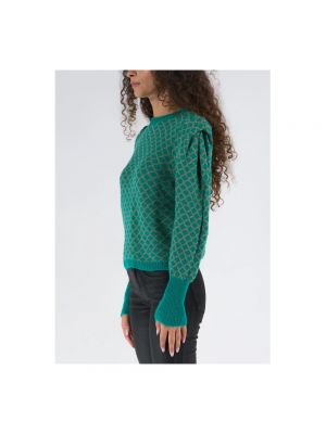 Sweter z okrągłym dekoltem Mvp Wardrobe zielony