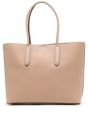 Lær shoppingbag Smythson