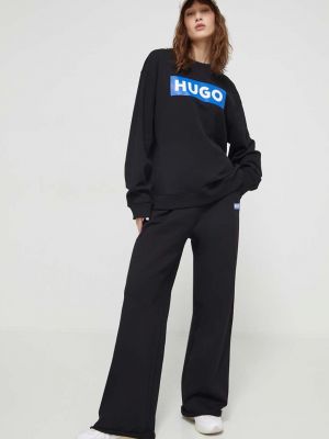 Spodnie sportowe z nadrukiem Hugo Blue
