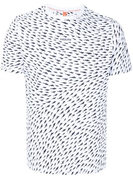 Camiseta con estampado Raeburn blanco