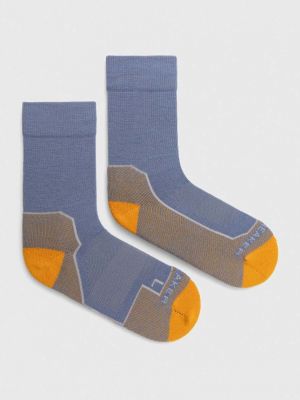 Чорапи от мерино вълна Icebreaker синьо