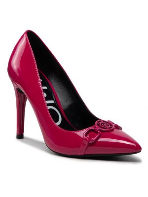 Полуотворени обувки с ток Liu Jo розово