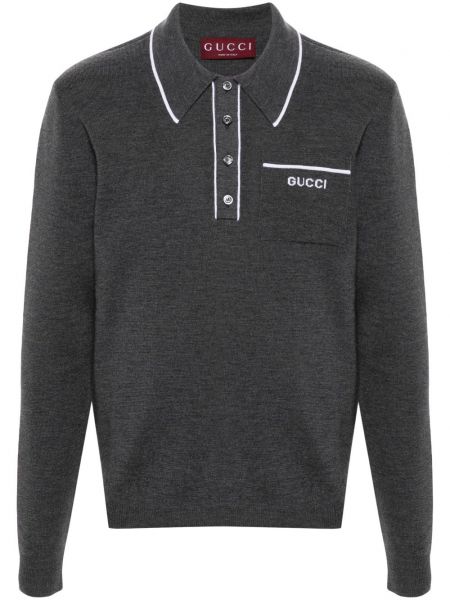 Poloshirt Gucci grå