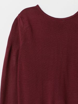 Бордовый свитер H&m