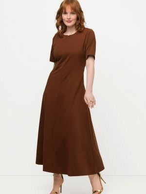 Длинное платье Ulla Popken коричневое