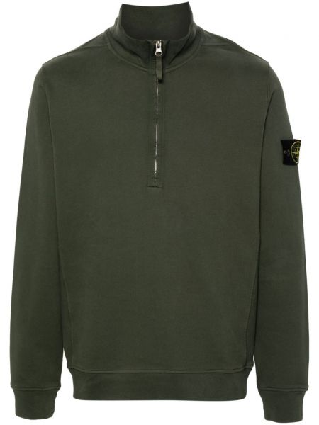 Lyhyt collegepaita Stone Island vihreä