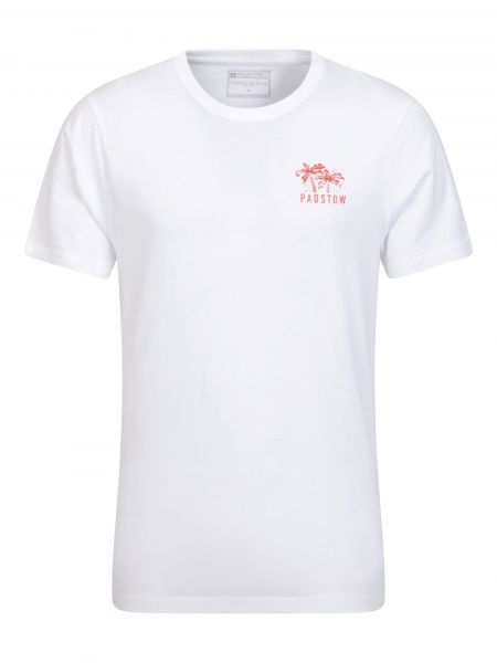 Koszulka z nadrukiem Mountain Warehouse biała