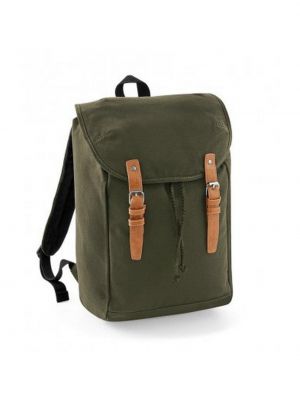 Рюкзак для ноутбука ретро Quadra зеленый