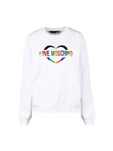 Sweatshirt Love Moschino weiß