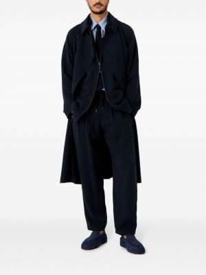 Pantalon slim à rayures Giorgio Armani bleu