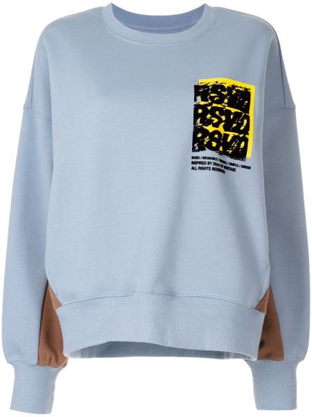 Trykt sweatshirt Izzue blå