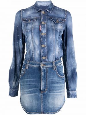 Jeanskleid Dsquared2 blau