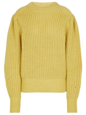 Vuneni džemper Marant Etoile žuta