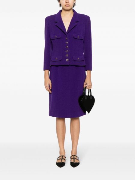 Jupe Chanel Pre-owned violet