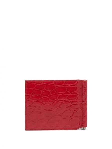 Portefeuille à imprimé Dolce & Gabbana rouge