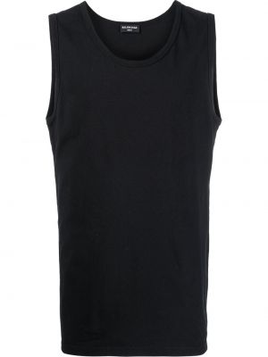 Voľná priliehavá košeľa Balenciaga čierna