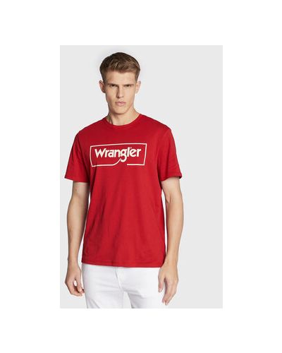 Красная футболка Wrangler