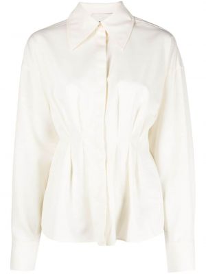 Camicia pieghettata Róhe bianco