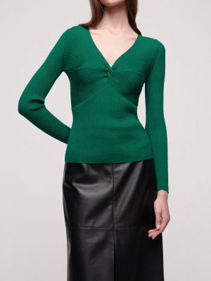 Пуловер Luisa Spagnoli зеленый