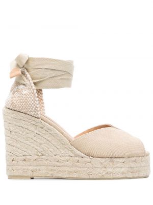 Espadrille mit keilabsatz Castañer beige