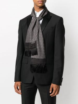 Pañuelo con flecos Dolce & Gabbana negro