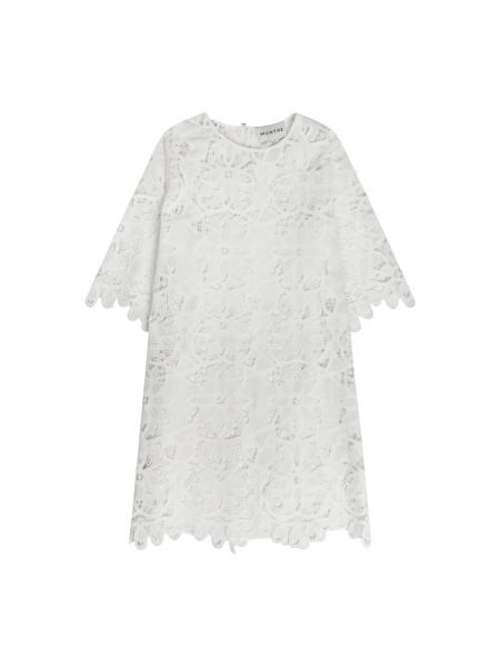 Sukienka mini koronkowa Munthe biała