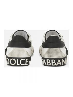 Calzado de cuero Dolce & Gabbana blanco