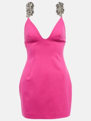 Mini vestido de tela jersey Area rosa