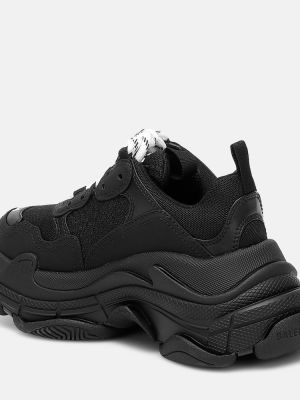 Sneakers Balenciaga Triple S μαύρο