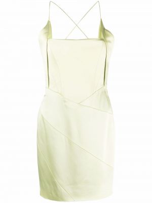 Saténové mini šaty 16arlington zelené