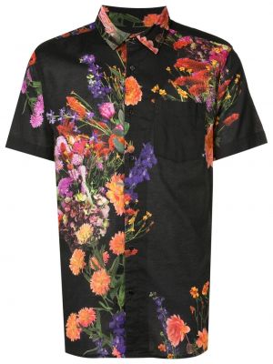 Риза на цветя с принт Osklen черно
