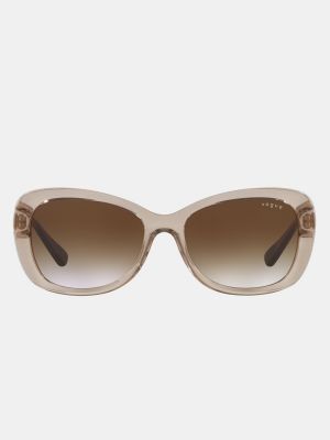 Коричневые солнцезащитные очки «кошачий глаз» Vogue