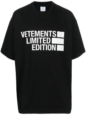 T-shirt mit print Vetements
