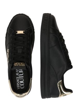 Ilgaauliai batai Versace Jeans Couture juoda