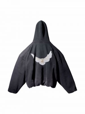 Černá mikina s kapucí Yeezy Gap Engineered By Balenciaga