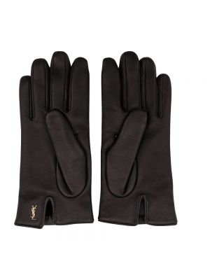 Rękawiczki Saint Laurent czarne