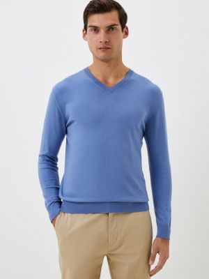 Пуловер United Colors Of Benetton голубой