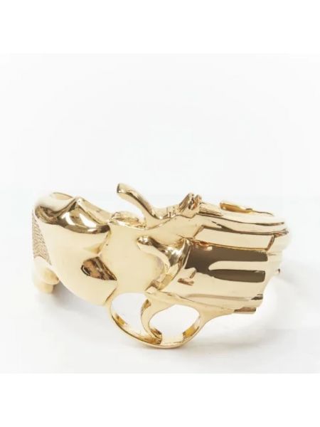 Brazalete de oro retro Yves Saint Laurent Vintage
