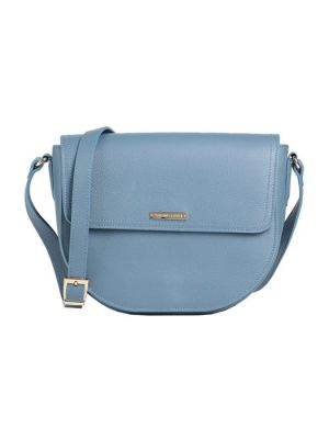 Кожаная сумка через плечо Tuscany Leather синяя