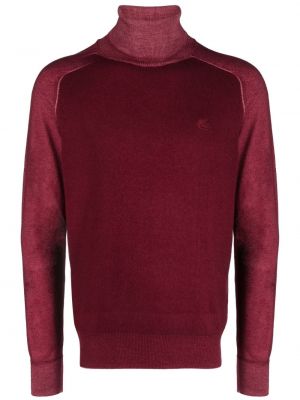 Пуловер бродиран Etro червено