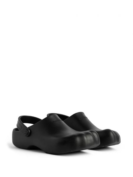 Sandály s otevřenou patou Balenciaga černé