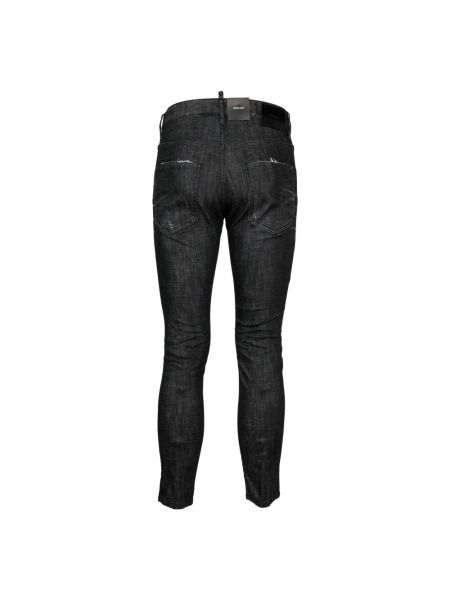 Pantalones de algodón Dsquared2 negro