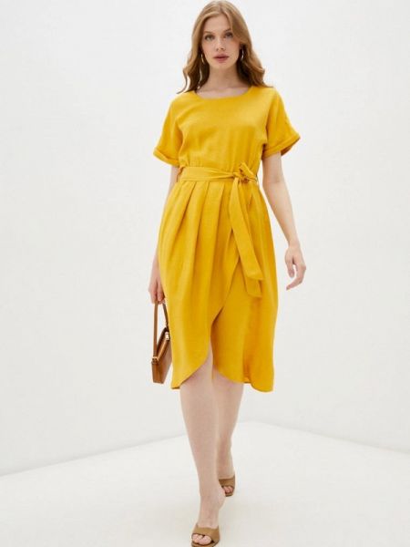 Платье Avemod желтое