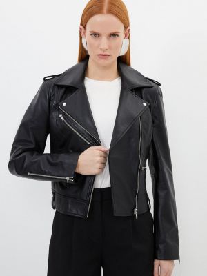 Мотоциклетная куртка на молнии Karen Millen черная