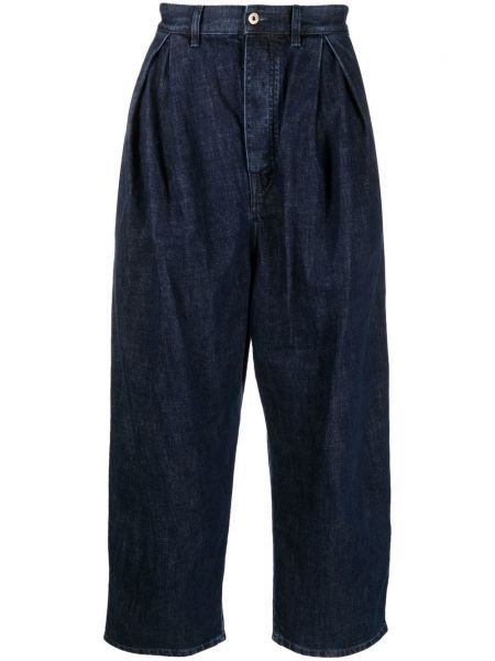 Voľné priliehavé džínsy Loewe modrá