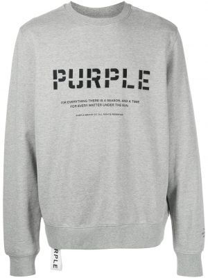 Trykt sweatshirt Purple Brand