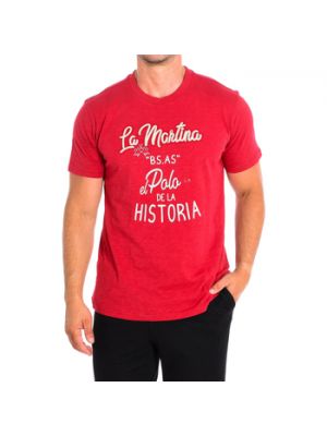 Koszulka z krótkim rękawem La Martina czerwona
