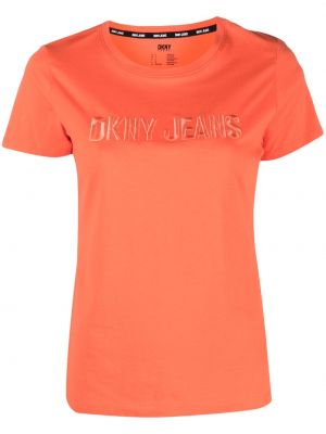 Koszulka Dkny pomarańczowa
