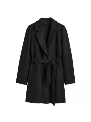 Черное пальто H&m