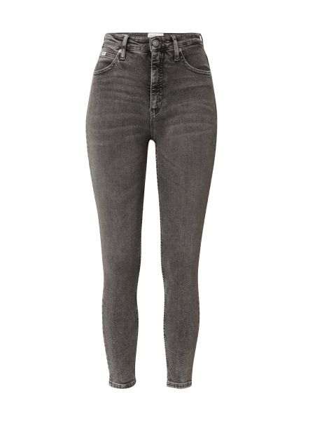 Blugi skinny Calvin Klein Jeans gri